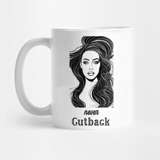 never cutback, surf girl vibes, v1 Mug